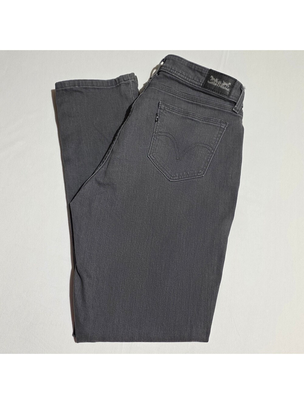 Levi's 529 Curvy Skinny Leg Jeans Size 12 in Gray